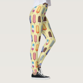 Ice Cream Pattern Leggings