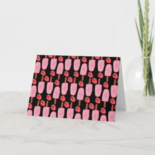 Ice cream pattern | Lollies pattern | lollipop 1 Kaart (Voorkant)