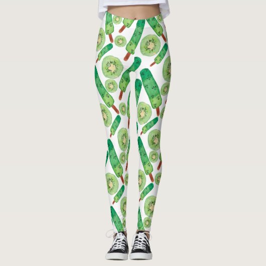 Ice cream pattern | Lollies pattern | lollipop 3 Leggings (Voorkant)