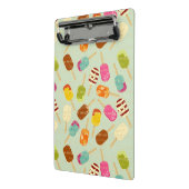 Ice Cream Pattern Mini Klembord (Angled2)