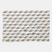 Ice Cream Pattern of Ice Cream Afbeeldingen Theedoek (Horizontaal)