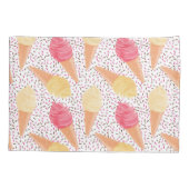 Ice Cream Pattern-patroontrappen Kussensloop (Achterkant)