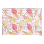 Ice Cream Pattern-patroontrappen Kussensloop (Voorkant)