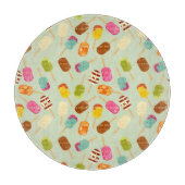 Ice Cream Pattern Snijplank (Voorkant)