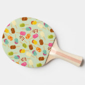 Ice Cream Pattern Tafeltennisbatje (Zijkant)