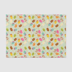 Ice Cream Pattern Tissuepapier
