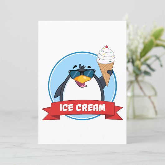 Ice Cream Penguin Kaart