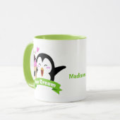 Ice Cream Penguin, mokken voor aangepaste namen (Voorkant links)