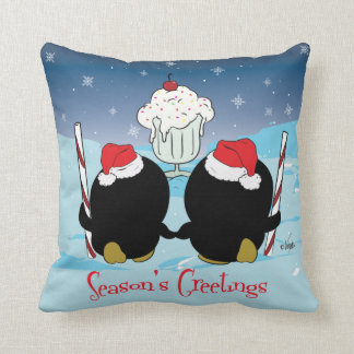 Ice Cream Penguins Pillow Kussen