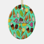 Ice Cream-pictogrammen Keramisch Ornament (Rechts)