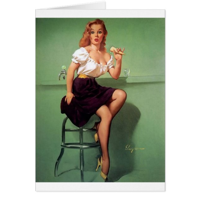 Ice Cream Pin Up (Voorkant)