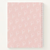 Ice Cream Pink Baby shower Gastboek Notitieboek (Achterkant)
