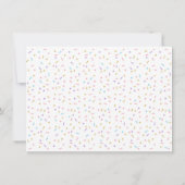 Ice Cream Pink Gold Pastel Birthday Hartelijk dank Bedankkaart (Achterkant)