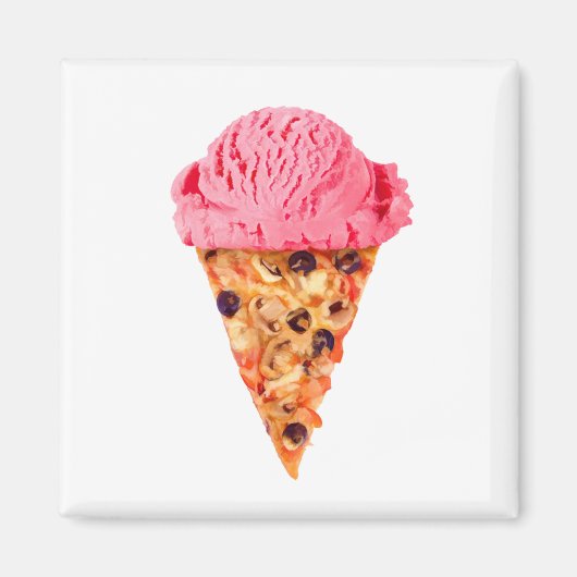 Ice Cream Pizza Magneet (Voorkant)