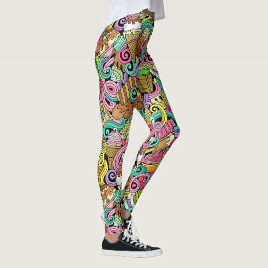 Ice Cream Pop Mode Leggings (Rechts)