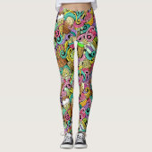 Ice Cream Pop Mode Leggings (Voorkant)