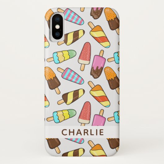 Ice Cream Popsicccs de telefoongevallen van de dou Case-Mate iPhone Case (Achterkant)
