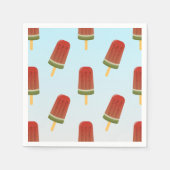 Ice Cream Popsicle Pattern Party Servetten (Voorkant)