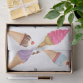 Ice Cream Popsicles Summer Pool Party Tissuepapier (Geschenk)