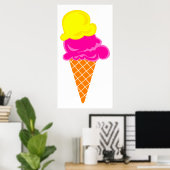Ice Cream Poster (Thuiskantoor)