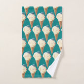 Ice Cream Puppy Pattern Bad Handdoek (Handdoek)