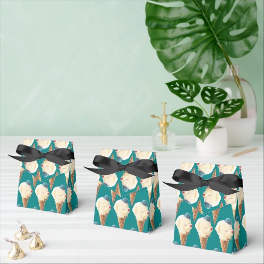 Ice Cream Puppy Pattern Bedankdoosjes (Meervoudige)