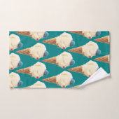 Ice Cream Puppy Pattern Handdoek (Handdoek)