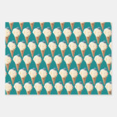 Ice Cream Puppy Pattern Inpakpapier Vel (Voorkant 2)