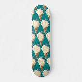 Ice Cream Puppy Pattern Skateboard (Voorkant)