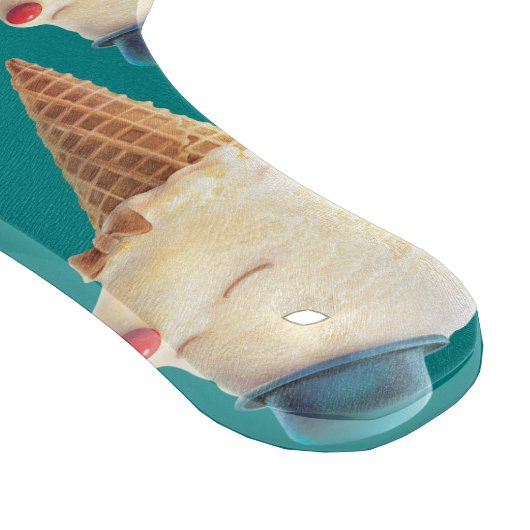 Ice Cream Puppy Pattern Snijplank (Hoek)
