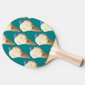 Ice Cream Puppy Pattern Tafeltennisbatje (Zijkant)