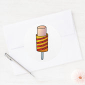 Ice Cream Push Up Ronde Sticker (Envelop)