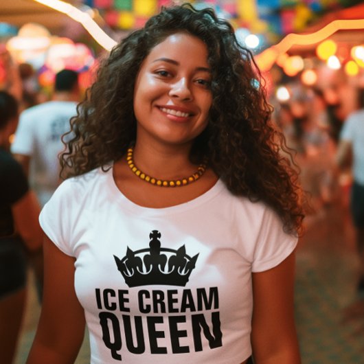 ICE CREAM QUEEN verjaardag T-SHIRTS