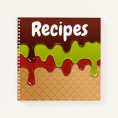 Ice Cream Recept Notitieboeken (Voorkant)