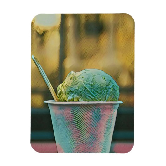 Ice cream recipe magneet (Verticaal)