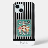 Ice Cream Retro Samsung Case-Mate iPhone Case (Achterkant)