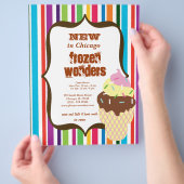 Ice Cream salon Flyer (Hand)