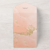 Ice Cream Scoop | Glitter-Vrijgezellenfeest All In One Uitnodiging (Buitenkant)