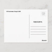 Ice Cream Scoop Verjaardagsfeestje Dank u Briefkaa Briefkaart (Achterkant)