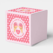 Ice Cream Scoops Cute Romantic Valentijnsdag Bedankdoosjes (Achterkant)