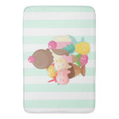 Ice Cream Scoops met Sprinkles Badmat (Voorkant Verticaal)