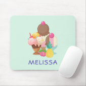 Ice Cream Scoops met Sprinkles Muismat (Met muis)