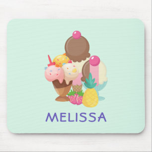 Ice Cream Scoops met Sprinkles Muismat