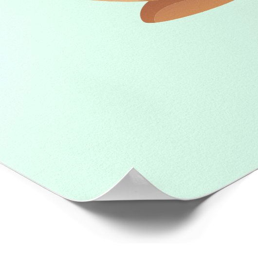 Ice Cream Scoops met Sprinkles Poster (Hoek)