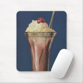  Ice Cream Shake, met schroefdraad en kers Muismat (Met muis)