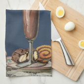 Ice Cream Shake, met schroefdraad en kers Theedoek (Quarter Fold)