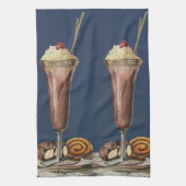  Ice Cream Shake, met schroefdraad en kers Theedoek (Verticaal)