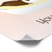 Ice Cream Shop Banana Split Product Sign Poster (Hoek)