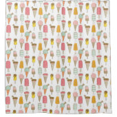 Ice Cream Shop Novelty Douchegordijn (Voorkant)