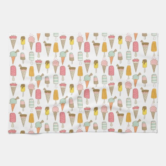 Ice Cream Shop Novelty Theedoek (Horizontaal)